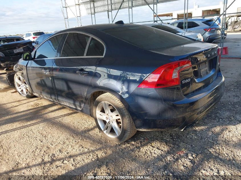 2014 Volvo S60 T5 Platinum VIN: YV1612FS2E2282675 Lot: 40797039