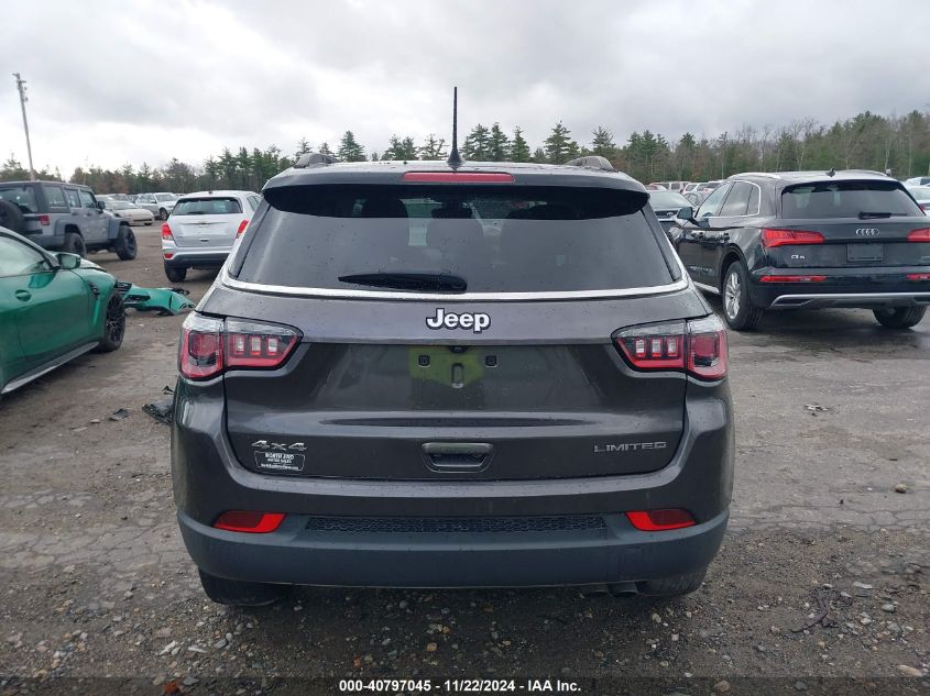 2018 Jeep Compass Limited 4X4 VIN: 3C4NJDCB0JT434625 Lot: 40797045