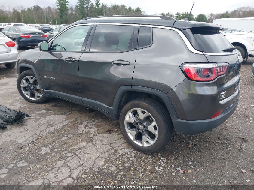 2018 Jeep Compass Limited 4X4 VIN: 3C4NJDCB0JT434625 Lot: 40797045