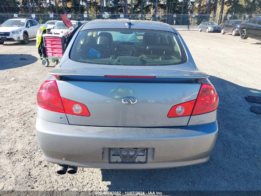 2005 Infiniti G35 VIN: JNKCV51E55N208606 Lot: 40797052