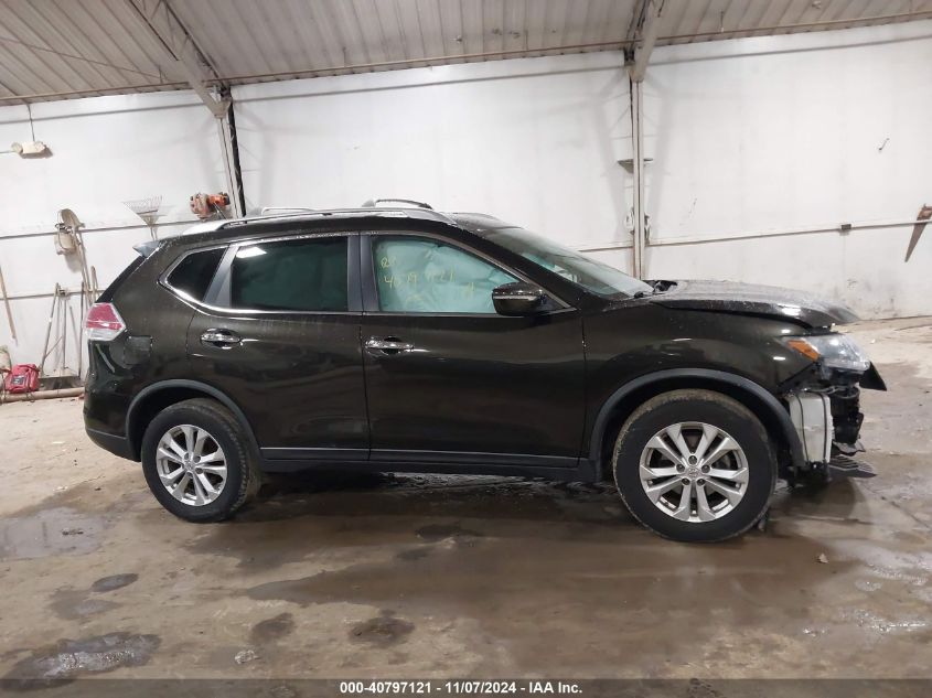 2015 Nissan Rogue Sv VIN: KNMAT2MV6FP538781 Lot: 40797121