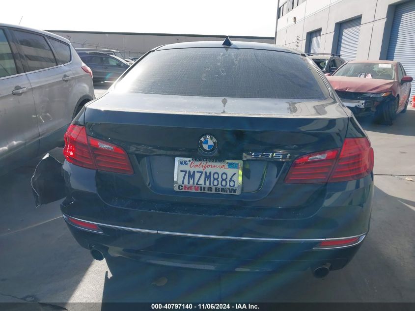 2015 BMW 535I VIN: WBA5B1C50FG126773 Lot: 40797140