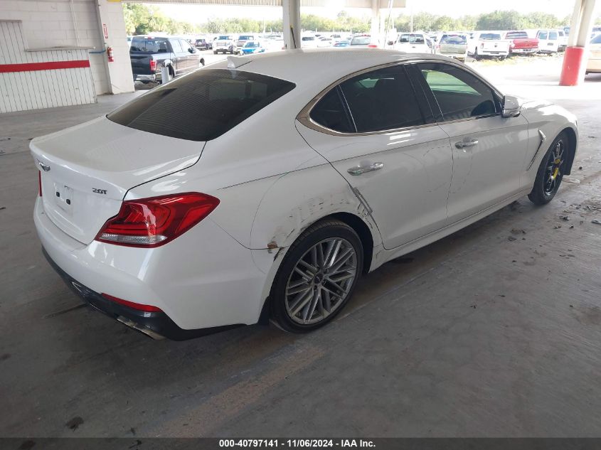 2020 Genesis G70 2.0T Rwd VIN: KMTG64LA2LU062524 Lot: 40797141