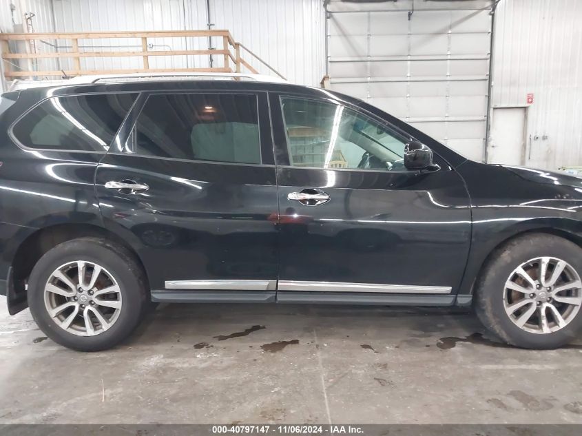 2014 Nissan Pathfinder Sl VIN: 5N1AR2MM4EC605742 Lot: 40797147