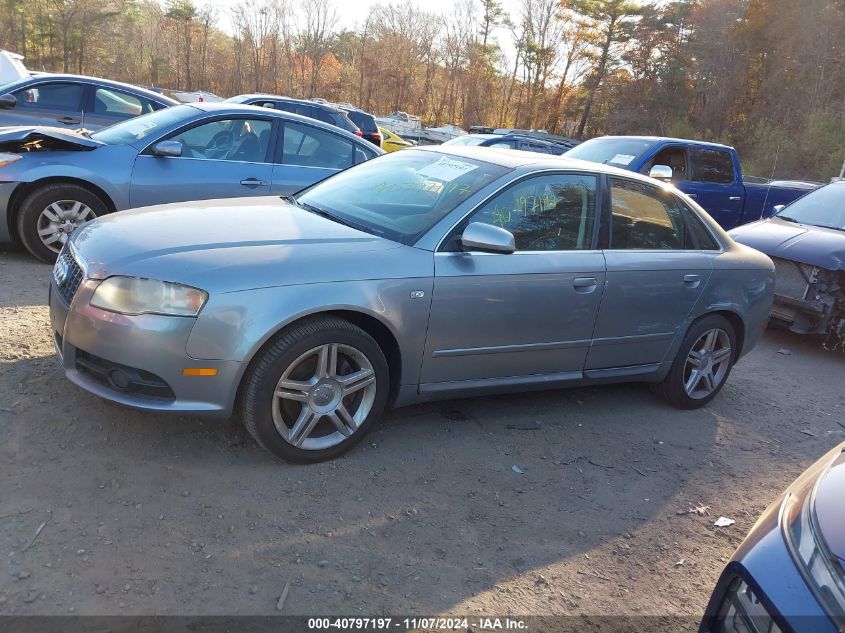 2008 Audi A4 2.0T VIN: WAUDF78E88A034523 Lot: 40797197