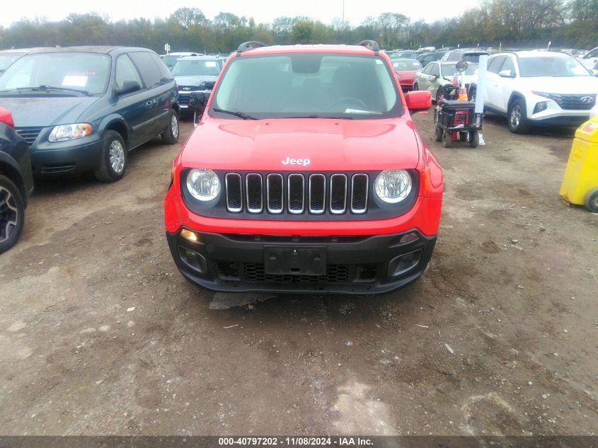 2015 Jeep Renegade Latitude VIN: ZACCJABT0FPB54760 Lot: 40797202