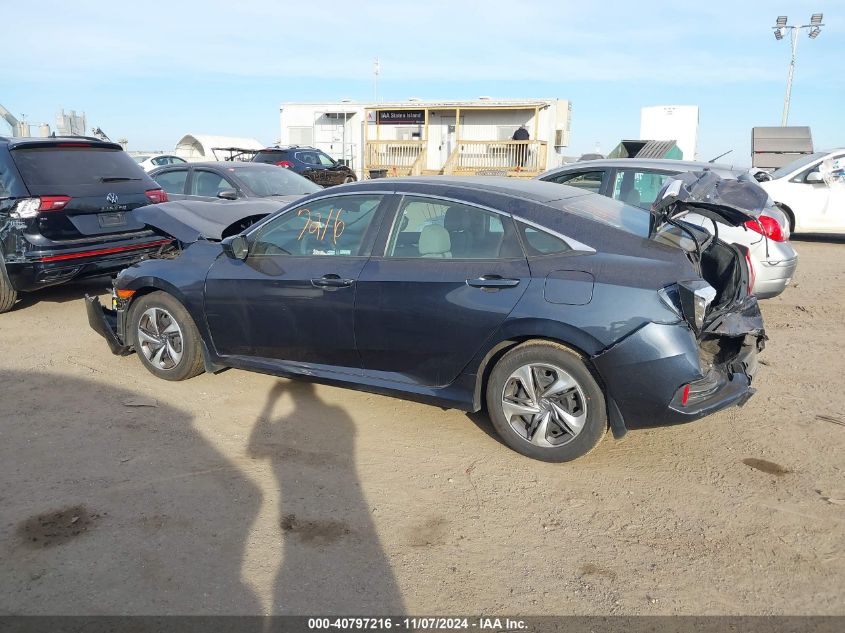 2019 Honda Civic Lx VIN: 2HGFC2F65KH504231 Lot: 40797216