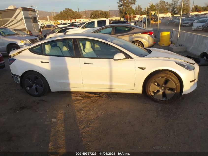 2023 Tesla Model 3 Rear-Wheel Drive VIN: 5YJ3E1EA3PF573136 Lot: 40797229