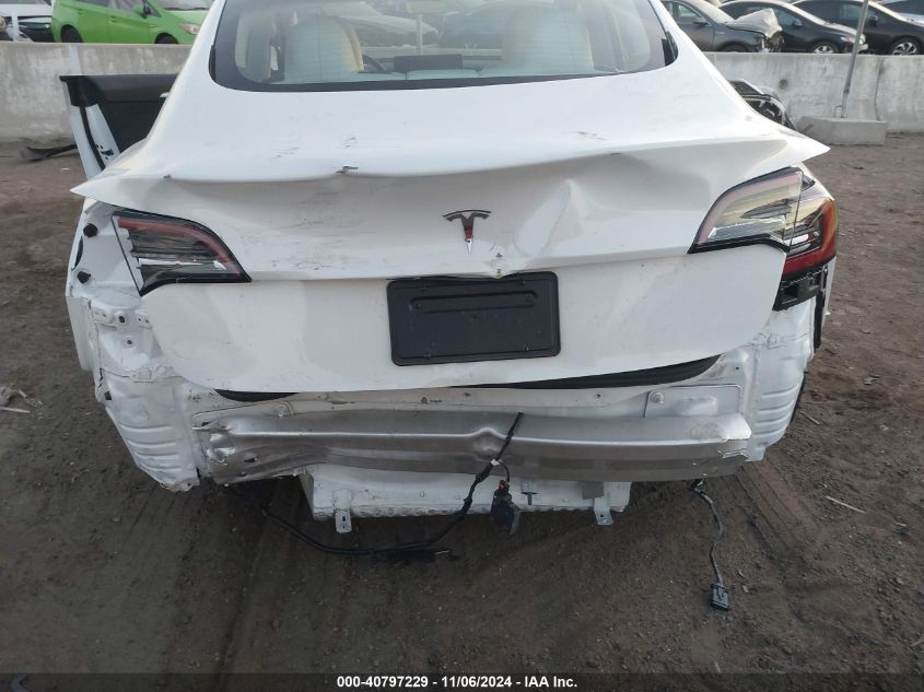 2023 Tesla Model 3 Rear-Wheel Drive VIN: 5YJ3E1EA3PF573136 Lot: 40797229