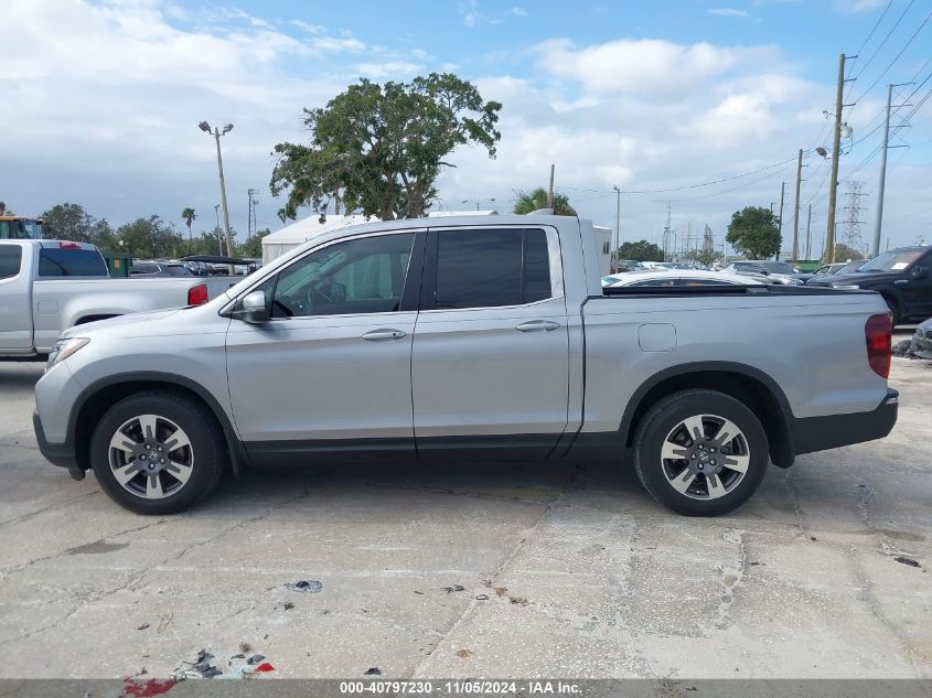 2017 Honda Ridgeline Rtl VIN: 5FPYK2F51HB004185 Lot: 40797230