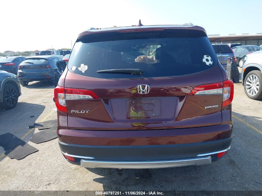 2019 Honda Pilot Touring VIN: 5FNYF5H62KB009696 Lot: 40797251