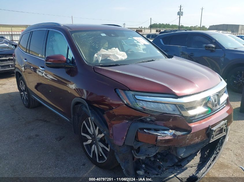 VIN 5FNYF5H62KB009696 2019 HONDA PILOT TOURING