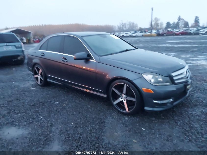 VIN WDDGF4HB4DA770041 2013 MERCEDES-BENZ C 250 no.1