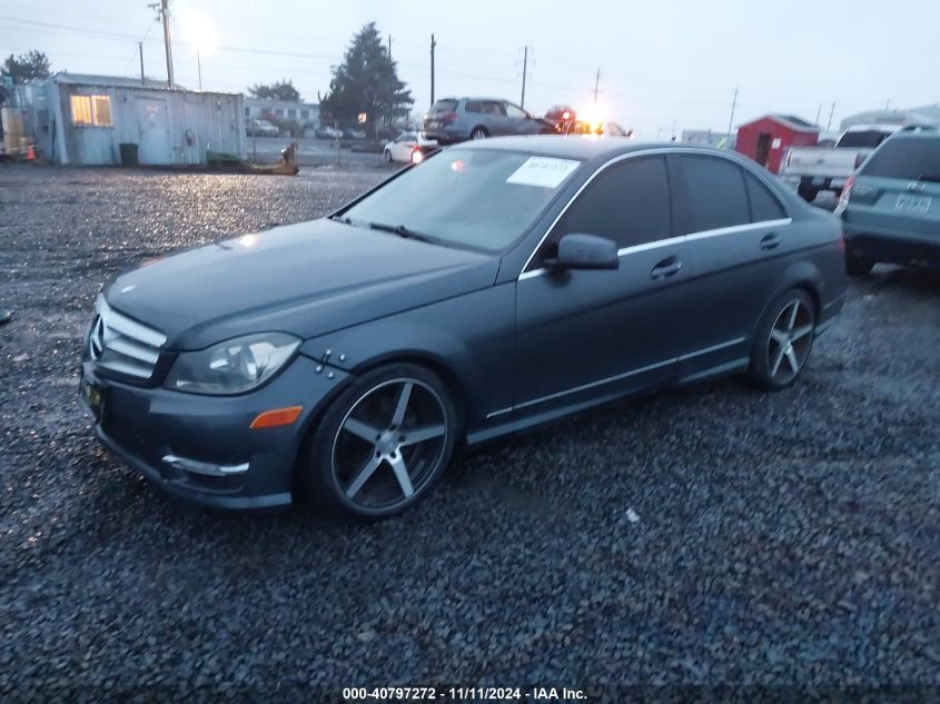 VIN WDDGF4HB4DA770041 2013 MERCEDES-BENZ C 250 no.2