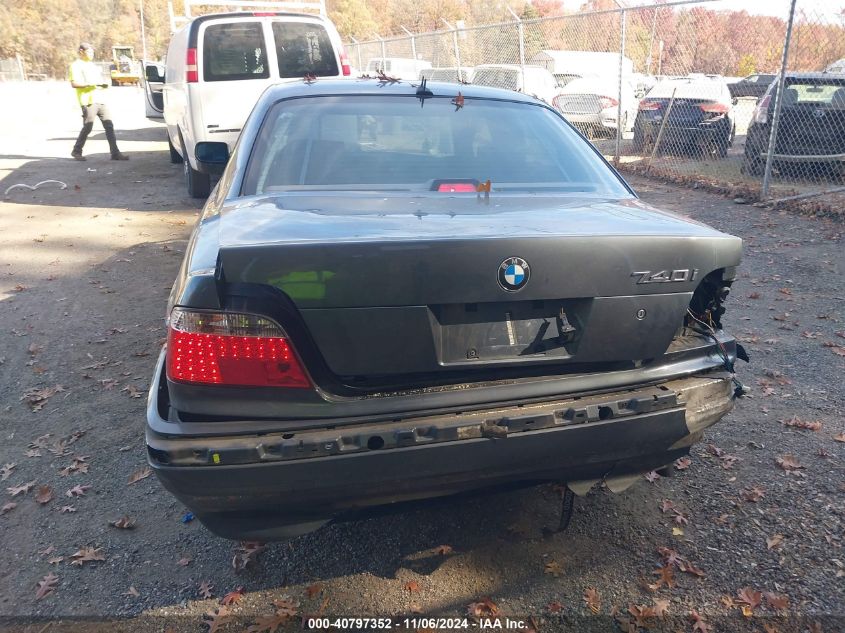 2000 BMW 740Ia VIN: WBAGG8349YDN77117 Lot: 40797352