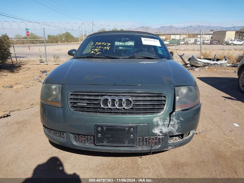 2001 Audi Tt VIN: TRUUT28N511031542 Lot: 40797363