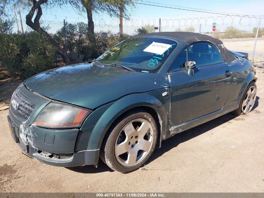 2001 Audi Tt VIN: TRUUT28N511031542 Lot: 40797363