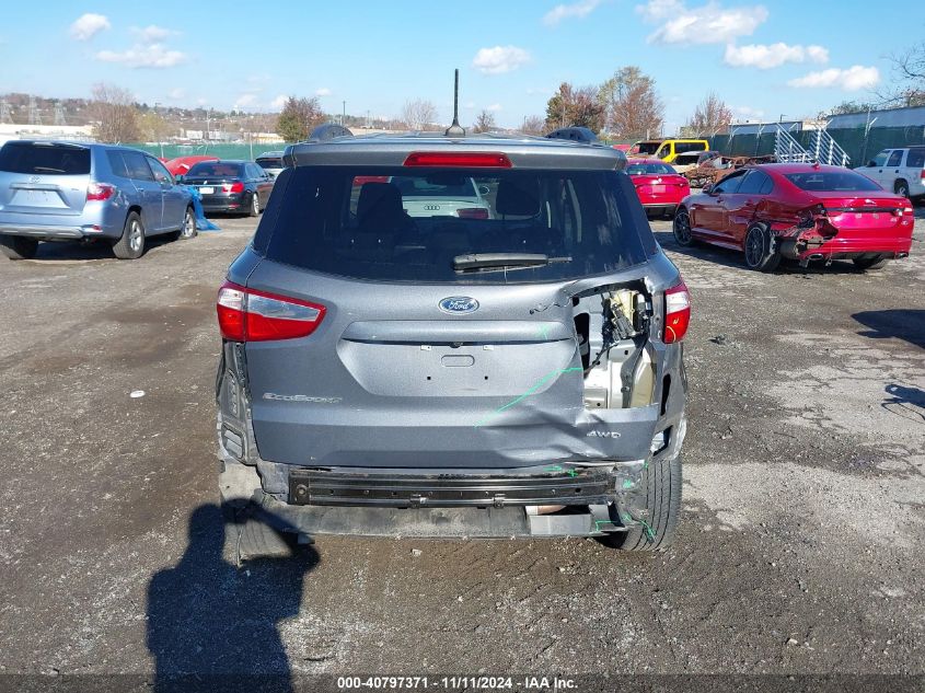 2018 Ford Ecosport Se VIN: MAJ6P1UL4JC241579 Lot: 40797371