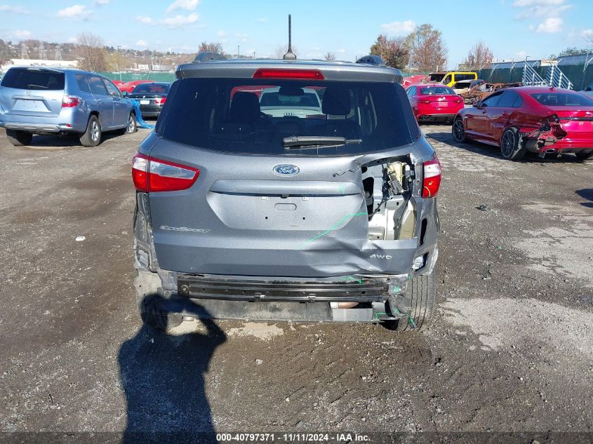 2018 Ford Ecosport Se VIN: MAJ6P1UL4JC241579 Lot: 40797371