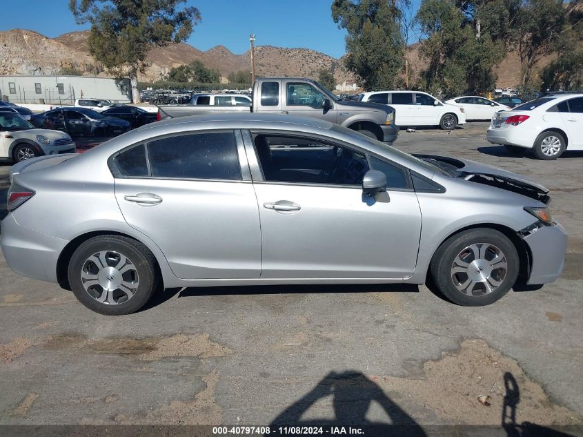 2015 Honda Civic Hybrid VIN: 19XFB4F23FE201105 Lot: 40797408