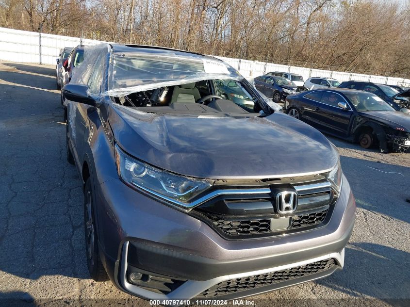 2022 Honda Cr-V Awd Ex VIN: 7FARW2H52NE009524 Lot: 40797410