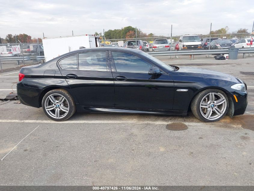 2013 BMW 550I VIN: WBAFR9C59DDX80880 Lot: 40797426