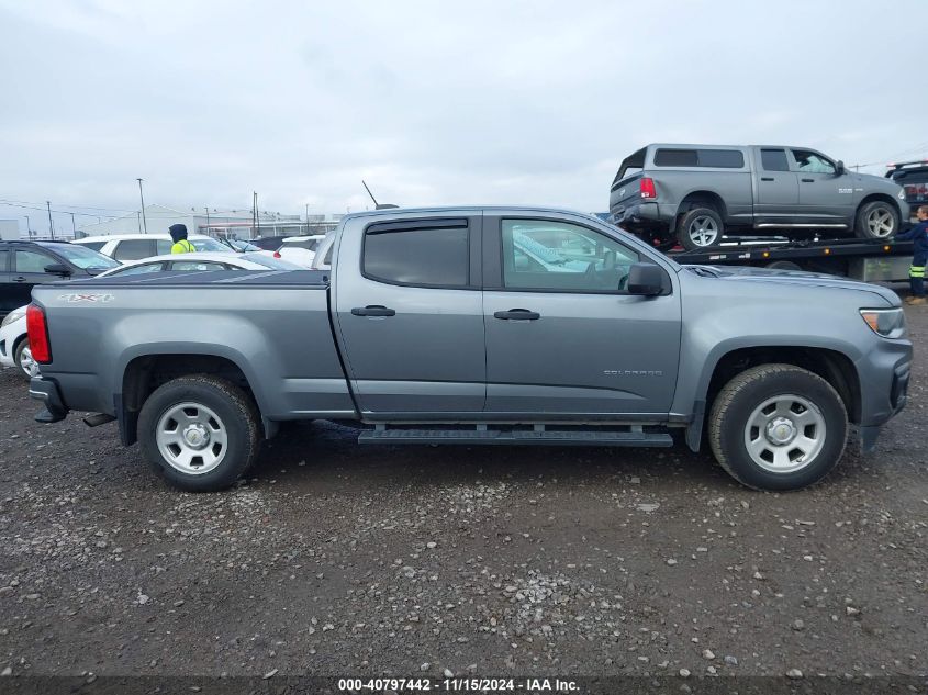 2021 Chevrolet Colorado 4Wd Long Box Wt VIN: 1GCGTBEN0M1183695 Lot: 40797442