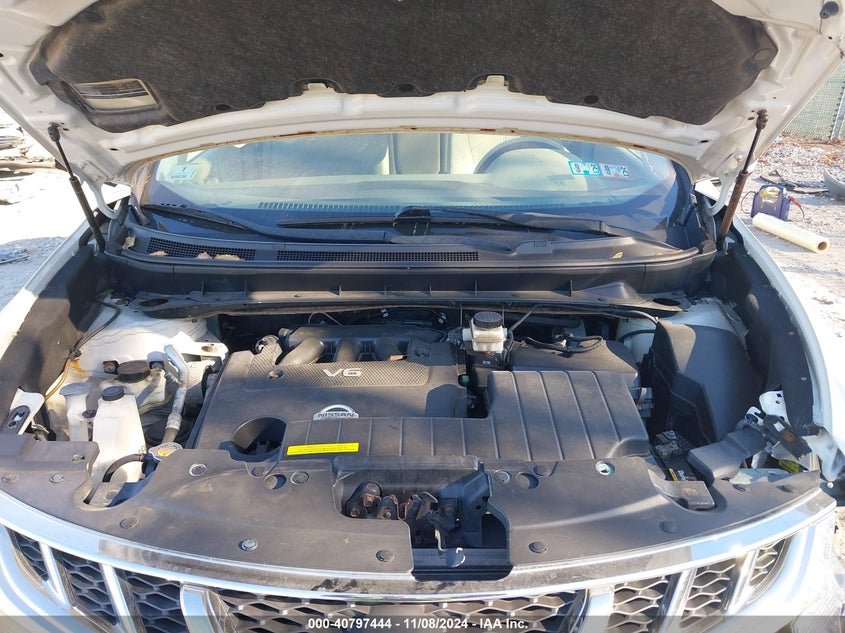 2011 Nissan Murano Sv VIN: JN8AZ1MW8BW187815 Lot: 40797444
