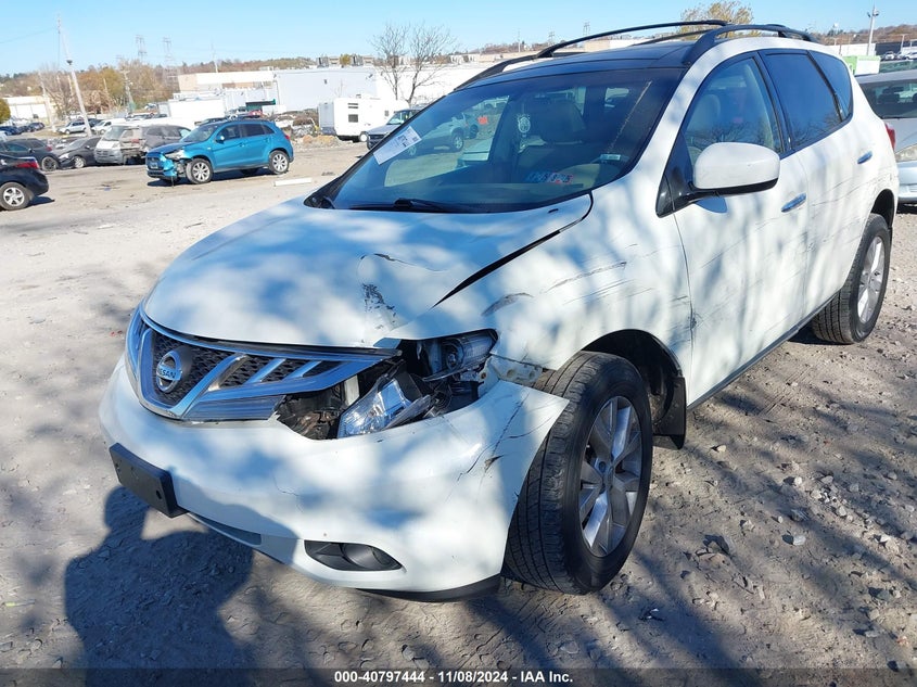 2011 Nissan Murano Sv VIN: JN8AZ1MW8BW187815 Lot: 40797444