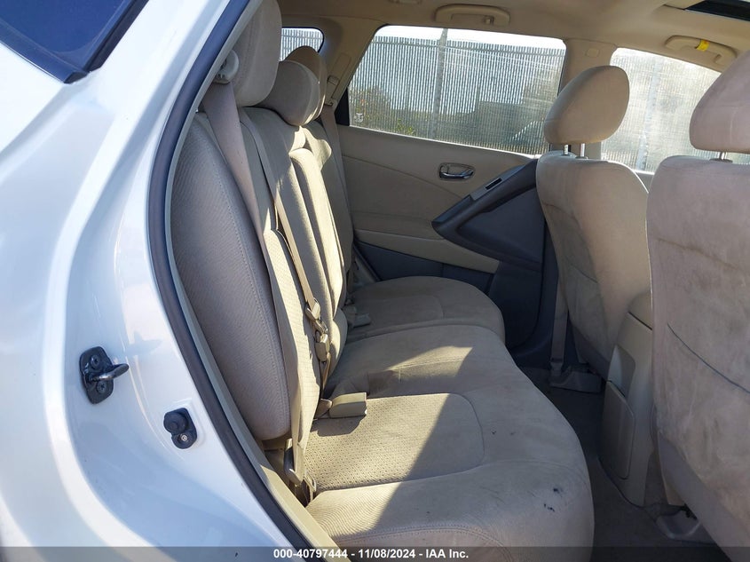 2011 Nissan Murano Sv VIN: JN8AZ1MW8BW187815 Lot: 40797444