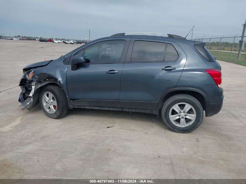 2021 Chevrolet Trax Fwd Lt VIN: KL7CJLSB1MB312832 Lot: 40797493