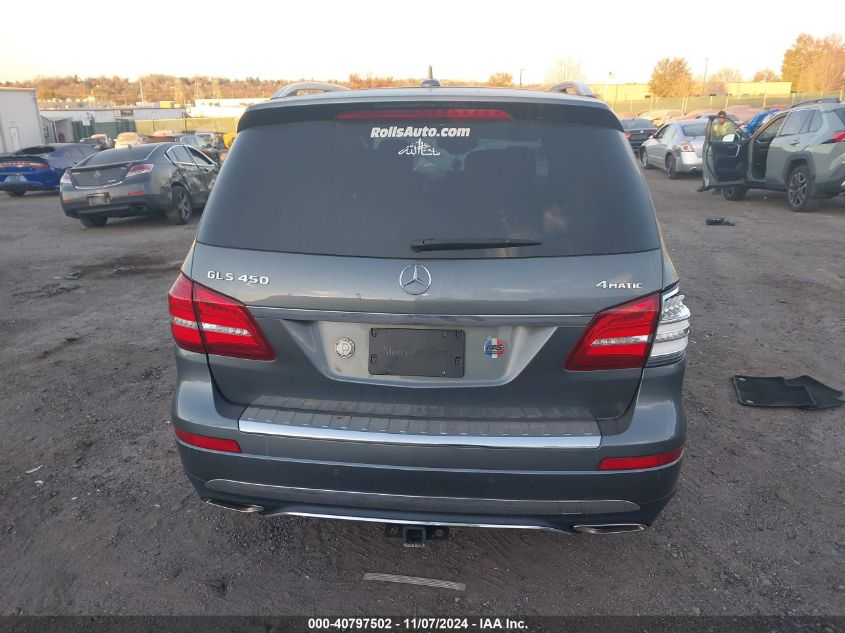 2019 Mercedes-Benz Gls 450 4Matic VIN: 4JGDF6EE7KB238244 Lot: 40797502