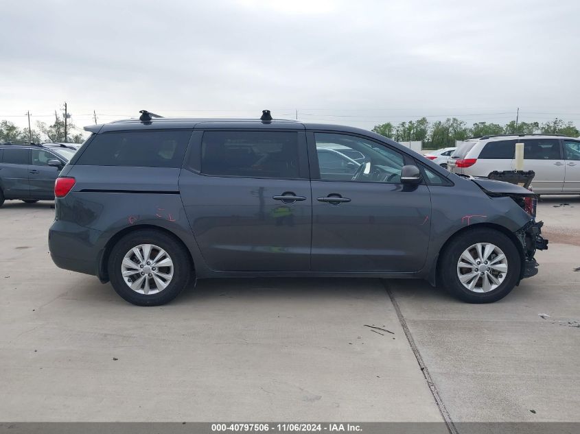 2017 Kia Sedona Lx VIN: KNDMB5C1XH6343002 Lot: 40797506