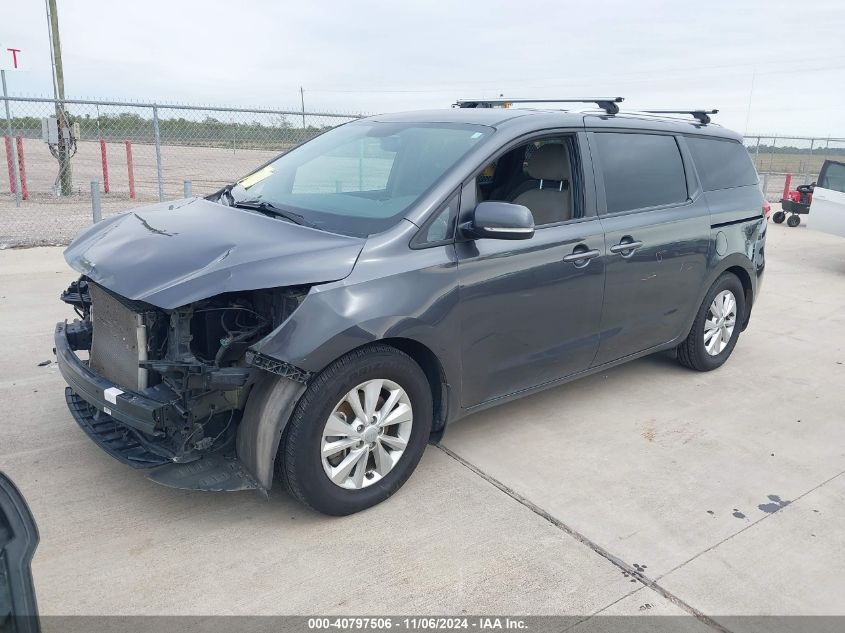 2017 Kia Sedona Lx VIN: KNDMB5C1XH6343002 Lot: 40797506