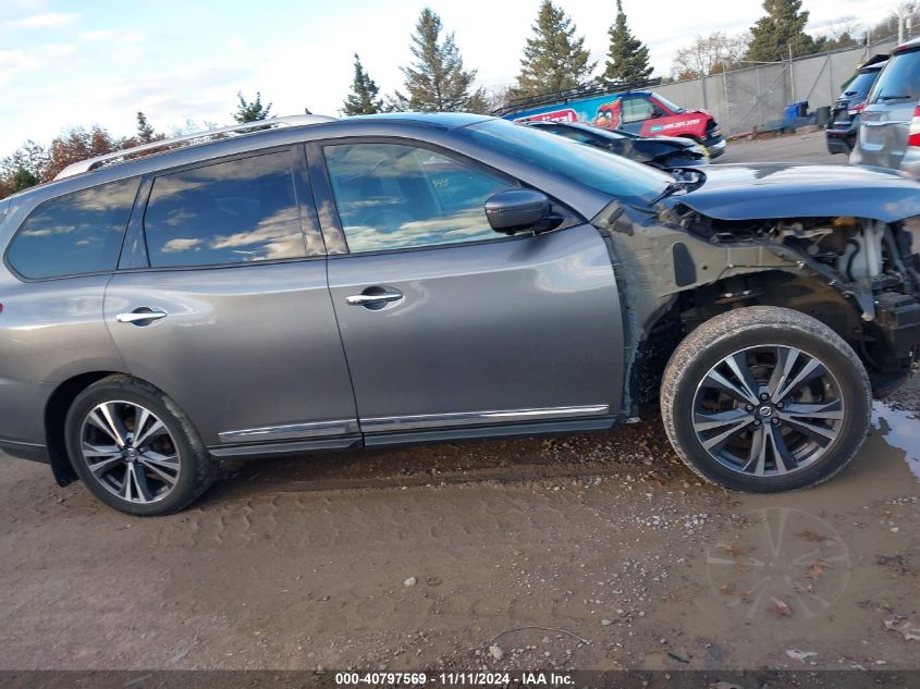 2017 Nissan Pathfinder Platinum VIN: 5N1DR2MM5HC650819 Lot: 40797569