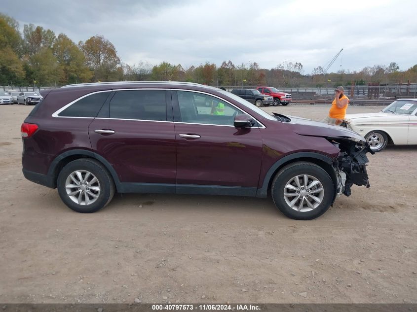 2017 Kia Sorento 2.4L Lx VIN: 5XYPG4A34HG256917 Lot: 40797573