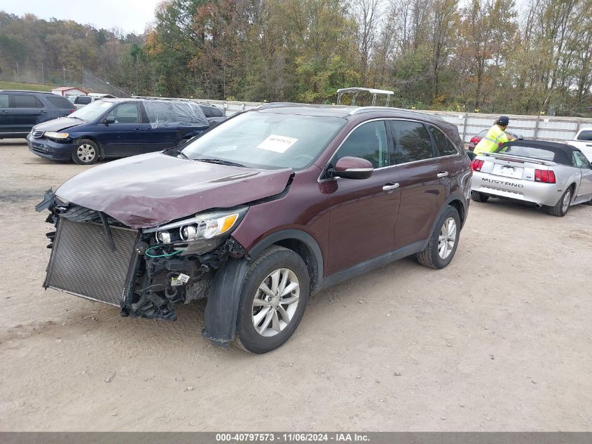 2017 Kia Sorento 2.4L Lx VIN: 5XYPG4A34HG256917 Lot: 40797573