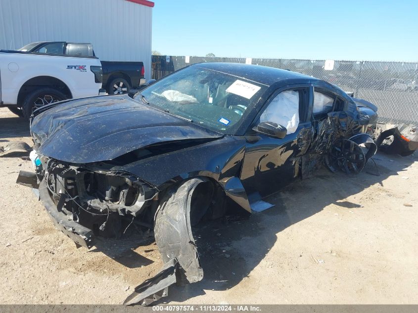 VIN 2C3CDXBG1KH745265 2019 DODGE CHARGER no.2