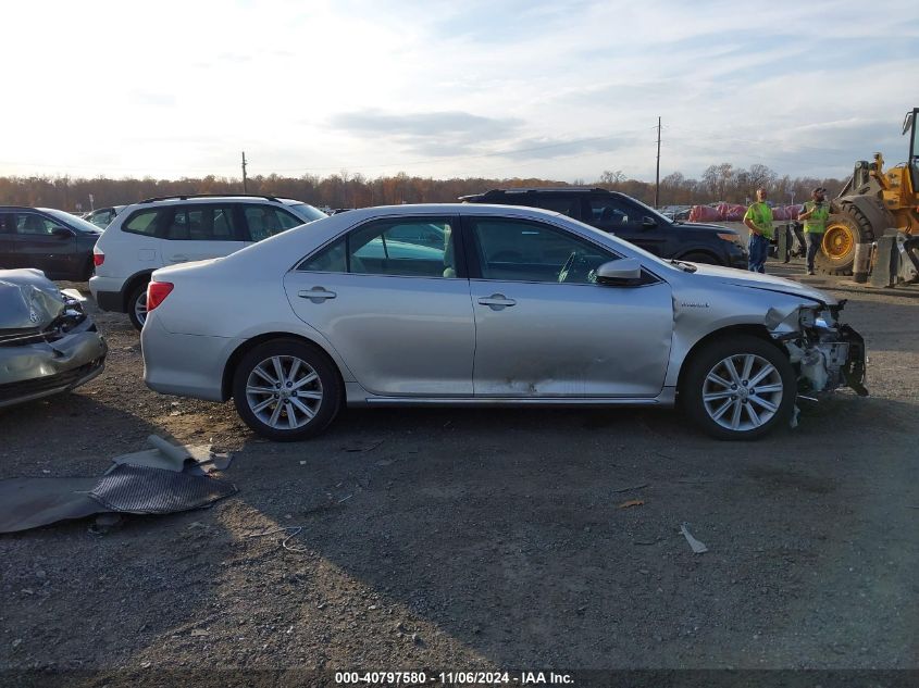 2013 Toyota Camry Hybrid Xle VIN: 4T1BD1FK7DU078118 Lot: 40797580