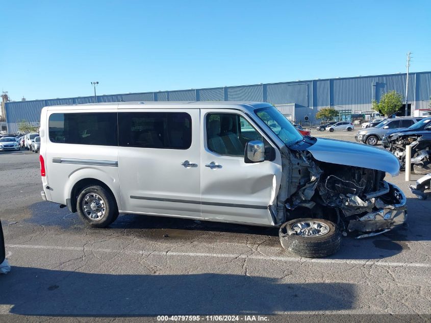 2016 Nissan Nv Passenger Nv3500 Hd Sv V8 VIN: 5BZAF0AA0GN855806 Lot: 40797595