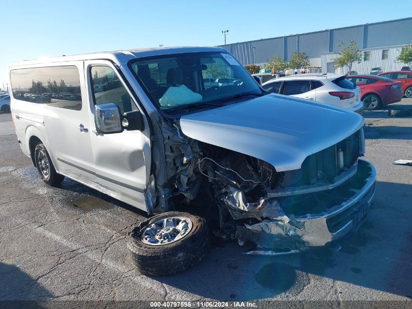 2016 Nissan Nv Passenger Nv3500 Hd Sv V8 VIN: 5BZAF0AA0GN855806 Lot: 40797595