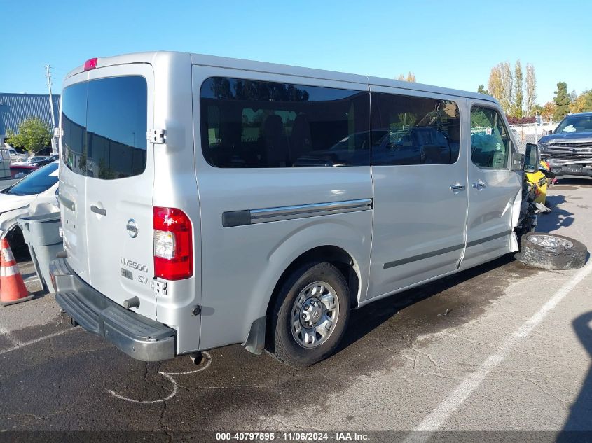 2016 Nissan Nv Passenger Nv3500 Hd Sv V8 VIN: 5BZAF0AA0GN855806 Lot: 40797595