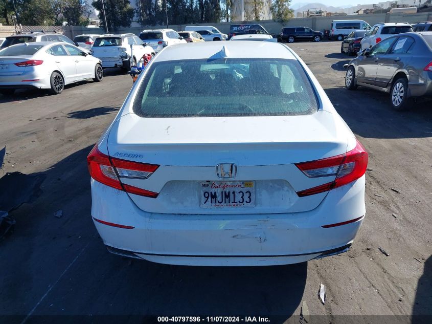 2021 Honda Accord Lx VIN: 1HGCV1F19MA004893 Lot: 40797596