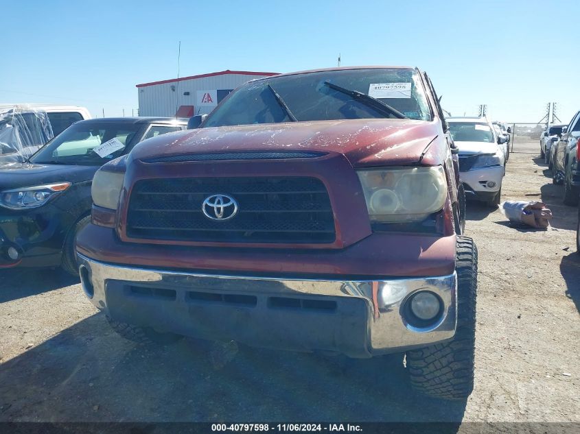 2008 Toyota Tundra Sr5 5.7L V8 VIN: 5TFDV54168X047233 Lot: 40797598