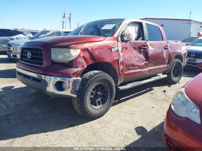 2008 Toyota Tundra Sr5 5.7L V8 VIN: 5TFDV54168X047233 Lot: 40797598