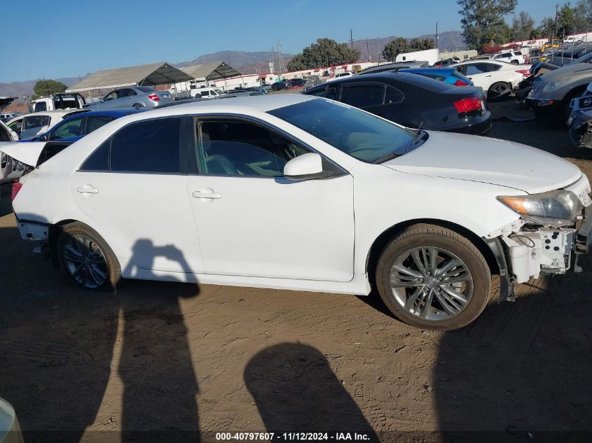 2013 Toyota Camry Se VIN: 4T1BF1FK5DU296293 Lot: 40797607