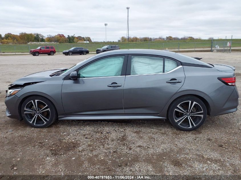 2020 Nissan Sentra Sr Xtronic Cvt VIN: 3N1AB8DV8LY281836 Lot: 40797653