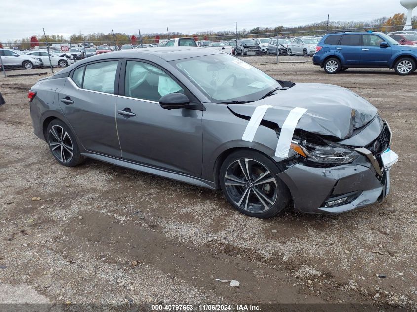 2020 Nissan Sentra Sr Xtronic Cvt VIN: 3N1AB8DV8LY281836 Lot: 40797653