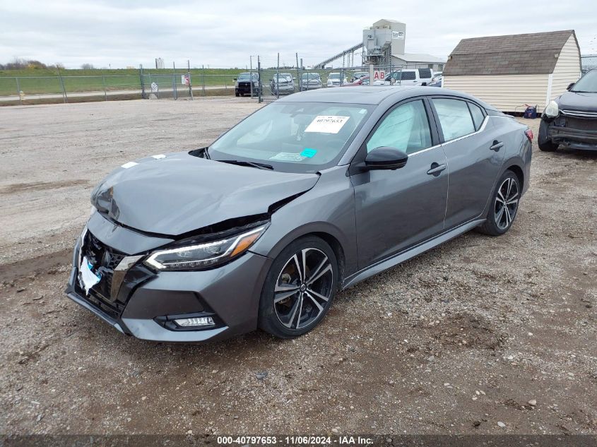 2020 Nissan Sentra Sr Xtronic Cvt VIN: 3N1AB8DV8LY281836 Lot: 40797653