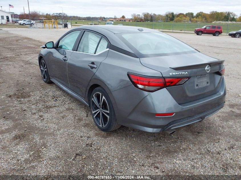 2020 Nissan Sentra Sr Xtronic Cvt VIN: 3N1AB8DV8LY281836 Lot: 40797653